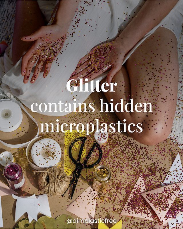 Glitter contains hidden microplastic