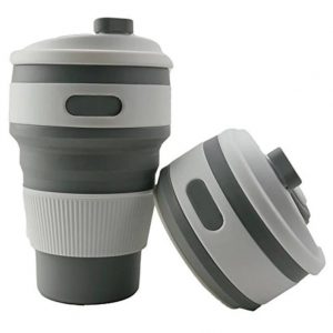 Silicone collapsible coffee cups