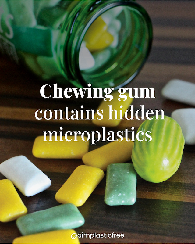 chewing gum contains hidden microplastic